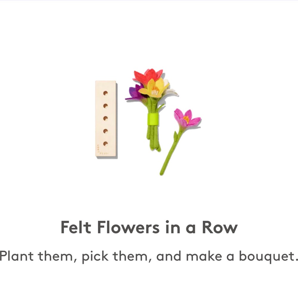 Lovevery a Helper Kit flowers